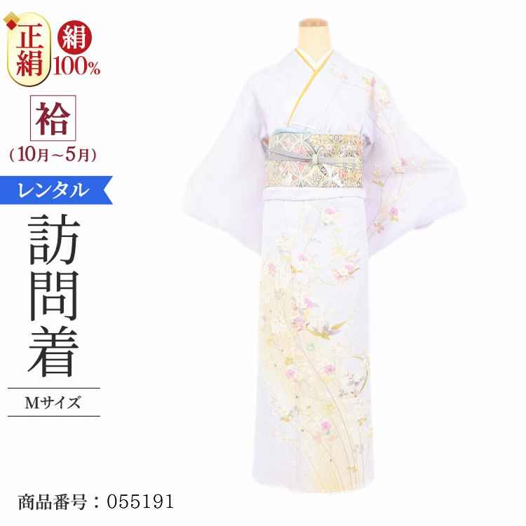\スーパーセール★半額★/ 訪問着 レンタル モダン アンティーク 正絹 お宮参り 着物 レンタル 母 薄藤春秋 【レンタル】 卒業式 母 着物 レンタル 入学式 着物 レンタル 七五三 母 母親 着物 レンタル 20代 30代 40代 50代 60代