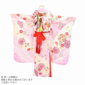 七五三 新作 2023年 七五三 着物 レンタル 7歳 女の子 【S&H 正絹 薄藤色おぼろ大桜】 7歳 七五三 着物 レトロ 【レンタル】 アンティーク 七五三 着物 7歳 フルセット レンタル 七五三 7歳 帯 作り帯 袋帯 に変更可能 七五三 着物 7歳 女の子 小さめ