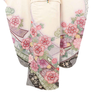 振袖 レンタル 白 振袖 総絞り 【Mサイズ 白総絞のし松牡丹】 振袖 レンタル 成人式 シンプル 1か月 振袖レンタル フルセット 結婚式  【レンタル】 大正ロマン 振袖