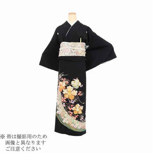 黒留袖 レンタル 大きいサイズ 広幅 Lサイズ 梅組紐 正絹 留袖 レンタル 留袖レンタル 黒留袖レンタル 【レンタル】 黒留袖 レンタルLL 大きめの 20代 30代 40代 50代 60代