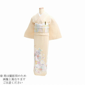 レンタル 色留袖 レンタル おしゃれ Mサイズ 黄箔色紙花 【レンタル】 五つ紋 20代 30代 40代 50代 正絹 結婚式 フルセット 叙勲 叙勲式 式典 金婚式 祖母 親族 姉妹 叔母 伯母 比翼仕立て 帯