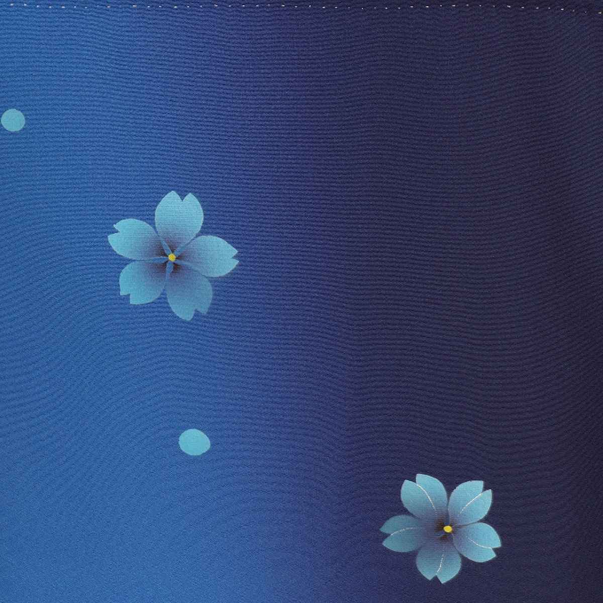振袖 レンタル 青 紺色 【Mサイズ 群青紺夢幻桜】 振袖 レンタル