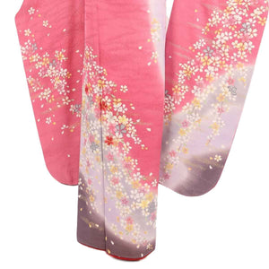 振袖 レンタル ピンク 【Mサイズ 朱鷺ネズラメ枝垂桜】 振袖 レンタル 成人式 シンプル 1か月 振袖レンタル フルセット 結婚式  【レンタル】 大正ロマン 振袖