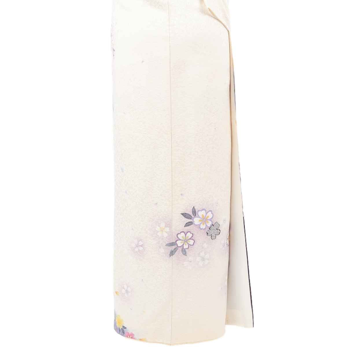 振袖 レンタル 白 【Mサイズ 白紫ラメ遊桜】 振袖 レンタル 成人式