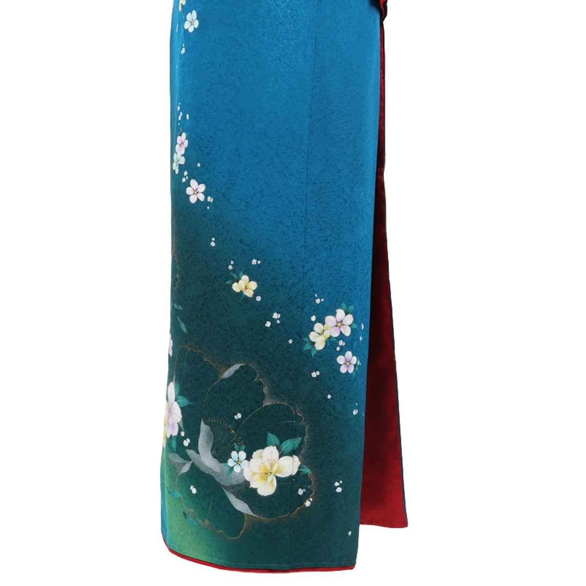 振袖 レンタル 緑 【Mサイズ 濃緑青花幻想】 振袖 レンタル 成人 振袖 レンタル 緑 【Mサイズ 濃緑青花幻想】 振袖 レンタル 成人