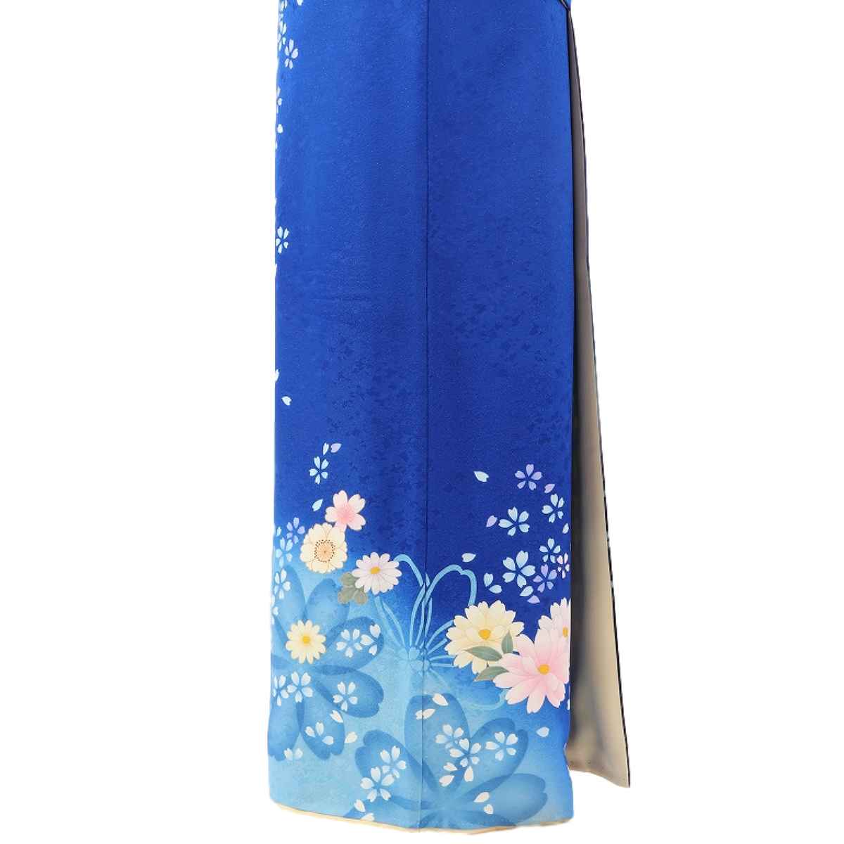 振袖 レンタル 170cm 青 紺色 振袖レンタル トールサイズ 【LA