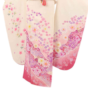 振袖 レンタル 白 【Mサイズ 白時ラメ桜コスモス】 振袖 レンタル 成人式 シンプル 1か月 振袖レンタル フルセット 結婚式  【レンタル】 大正ロマン 振袖