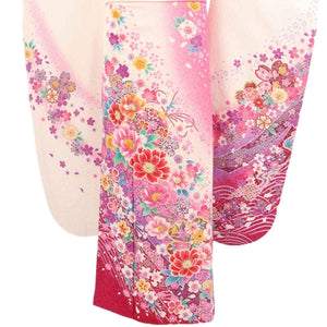 振袖 レンタル 白 【Mサイズ 白時赤ラメ絞桜鞠】 振袖 レンタル 成人式 シンプル 結婚式 レトロ かっこいい 【レンタル】 大正ロマン 振袖