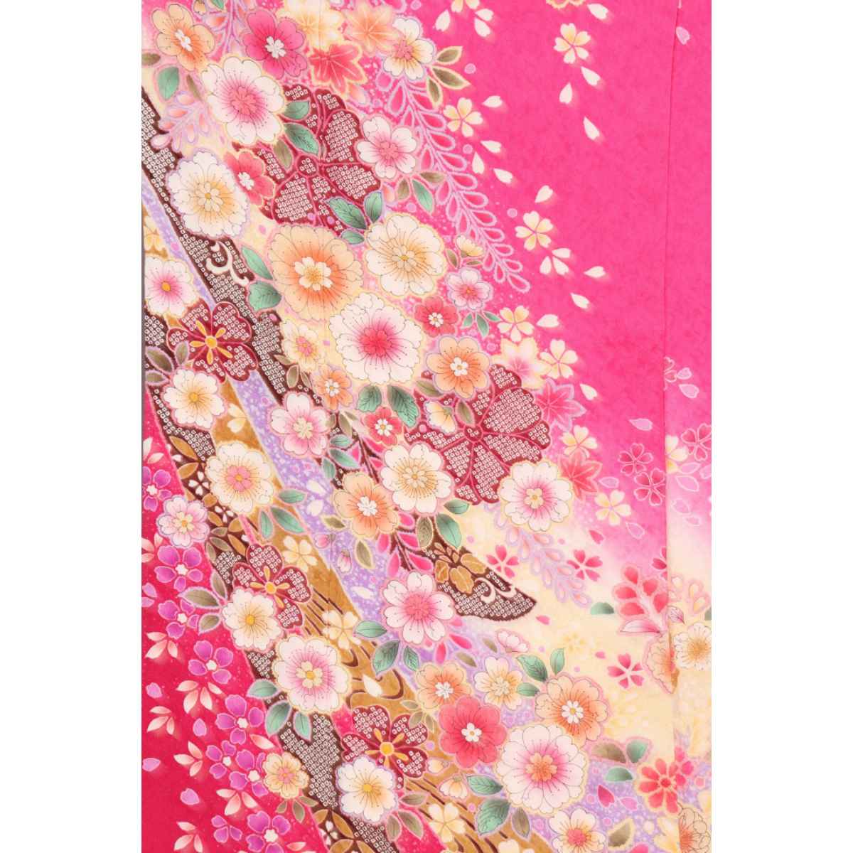 振袖 レンタル ピンク 振袖 辻が花 振袖 大きいサイズ