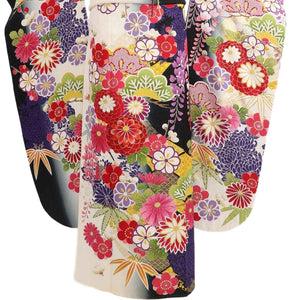 振袖 レンタル 白  【Mサイズ 白黒疋田祝花 押切もえ】 振袖 レンタル 成人式 シンプル 結婚式 レトロ かっこいい 【レンタル】 大正ロマン 振袖