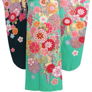 振袖 レンタル 緑 【Mサイズ 緑疋田大和花 益若つばさ】 振袖 レンタル 成人式 シンプル 1か月 振袖レンタル フルセット 結婚式  【レンタル】 大正ロマン 振袖