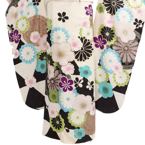 振袖 レンタル 白  【Mサイズ 白鱗菊紋 菜々緒】 振袖 レンタル 成人式 シンプル 1か月 振袖レンタル フルセット 結婚式  【レンタル】 大正ロマン 振袖