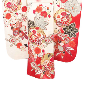 振袖 レンタル 白 【Mサイズ 白地赤春秋】 振袖 レンタル 成人式 シンプル 結婚式 レトロ かっこいい 【レンタル】 大正ロマン 振袖 レンタル