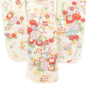 振袖 レンタル 黄色 【Mサイズ クリーム花束】 振袖 レンタル 成人式 シンプル 結婚式 レトロ かっこいい 【レンタル】 大正ロマン 振袖 レンタル