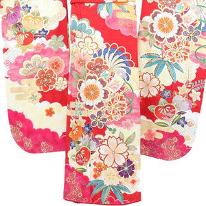 振袖 レンタル 赤 【Mサイズ 赤雲取鼓 平祐奈】 振袖 レンタル 成人式 シンプル 結婚式 レトロ かっこいい 【レンタル】 大正ロマン 振袖 レンタル