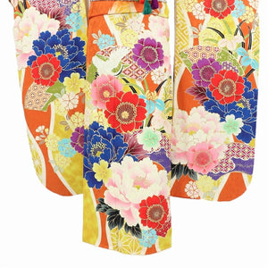 振袖 レンタル 黄色 【オレンジ花園 生田絵梨花】 振袖 レンタル 成人式 シンプル 結婚式 レトロ かっこいい 【レンタル】 大正ロマン 振袖 レンタル