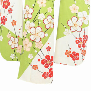 振袖 レンタル 緑 【ヒワクリーム永楽屋梅】 振袖 レンタル 成人式 シンプル 結婚式 レトロ かっこいい 【レンタル】 大正ロマン 振袖 レンタル