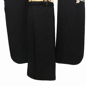 振袖 レンタル 黒 【黒半月菊 N-spice】 振袖 レンタル 成人式 シンプル 結婚式 レトロ かっこいい 【レンタル】 大正ロマン 振袖 レンタル