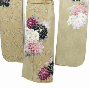 振袖 レンタル 緑 【オリーブダリア 池田美優】 振袖 レンタル 成人式 シンプル 結婚式 レトロ かっこいい 【レンタル】 大正ロマン 振袖 レンタル