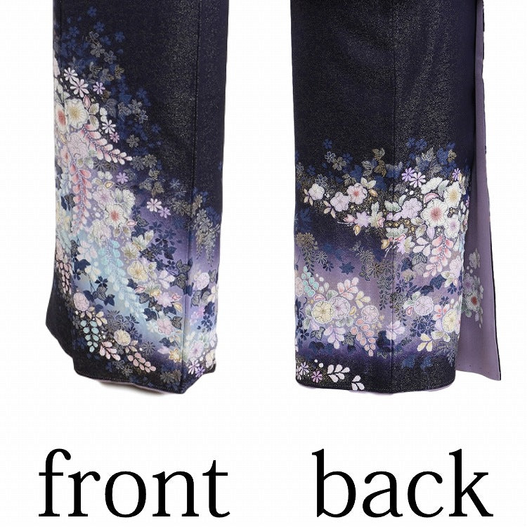 訪問着フルセット　辻が花　着物　正絹　紫　華やか　豪華　七五三　お宮参り 楽天市場】訪問着 レンタル 着物レンタル レンタル着物 着物