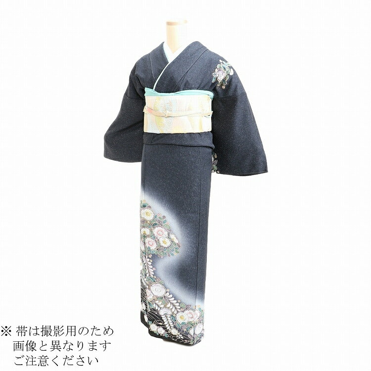 訪問着　フルセット　城下　鶴　手刺繍　着物　七五三　入学式　卒業式　H9 訪問着 フルセット 城下 鶴 手刺繍 着物 七五三 入学式 卒業式