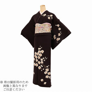 単衣 訪問着 レンタル 正絹 モダン 夏用 お宮参り 着物 レンタル 母親 Mサイズ 濃紫蘭 【レンタル】 七五三 母親 着物 訪問着 単衣 20代 30代 40代 50代 60代