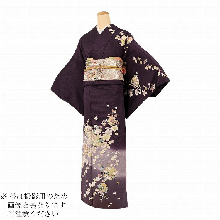 訪問着 、紫色504 （着姿を左右する「長襦袢」！ | 帯ときもの