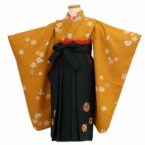 七五三 3歳 袴 レンタル 女の子 【黄土夢兎】 七五三 三歳 女の子 袴 【レンタル】 七五三 3歳 アンティーク モダン レトロ 女の子 レンタル 袴セット フルセット 肩上げ 無料