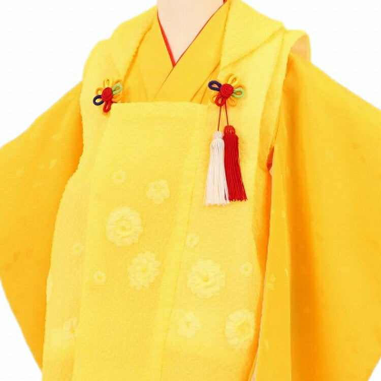 七五三用被布ドレス　ゴールドラメ 七五三用被布ドレスゴールドラメ