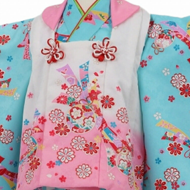 被布　七五三　着物　女の子　３歳　レトロ　アンティーク 3350.jpg