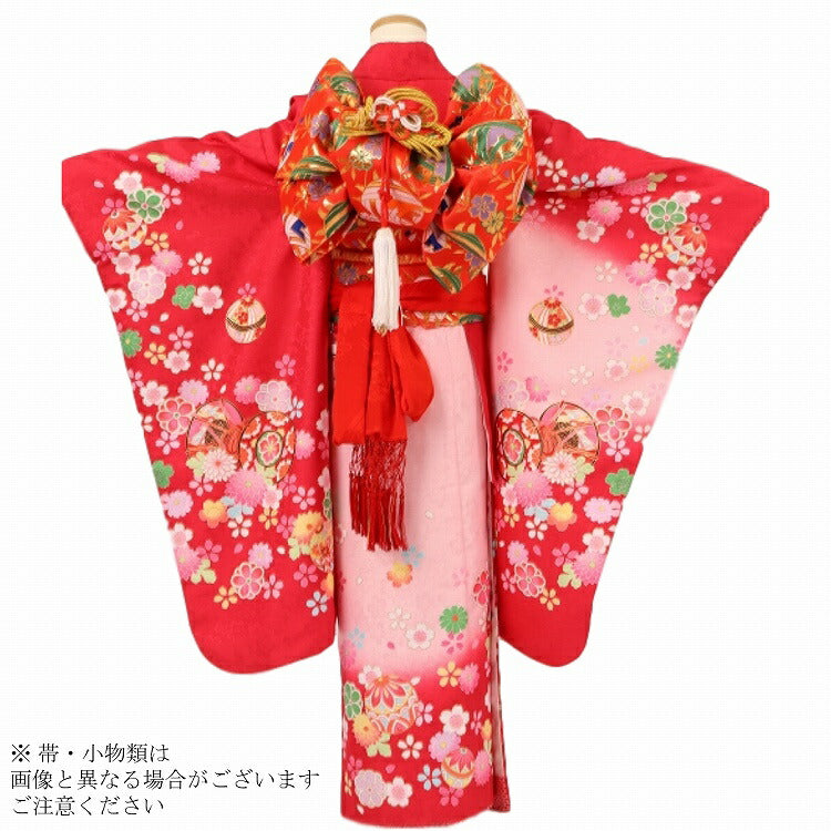 お買い得品♡七五三　7歳　レトロ　一式　アンティーク レンタル 七五三 7歳 セット モダンアンテナ 古典柄 レトロ