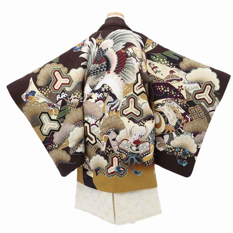 美品　七五三　3歳　男の子　着物　アンティーク　レトロ 4-53.jpg