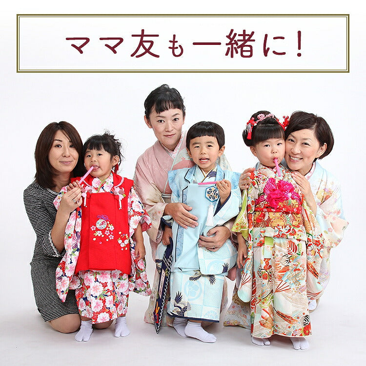 七五三 3歳 作り帯 レンタル 【蘇芳手鞠桜笠菊】 七五三 3歳