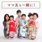 七五三 着物 3歳 レンタル 女の子  【赤被布時疋田桜手鞠】 七五三 3歳 アンティーク レトロ モダン 753 女 女子 被布 【レンタル】 七五三 着物 3歳 小さめ 肩上げ 腰上げ 無料 三歳 3才