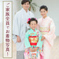 七五三 着物 レンタル 7歳 女の子 【黄橙牡丹花車】 7歳 七五三 着物 レトロ 【レンタル】 アンティーク 七五三 着物 7歳 フルセット レンタル 七五三 7歳 帯 作り帯 袋帯 に変更可能 七五三 着物 7歳 女の子 小さめ